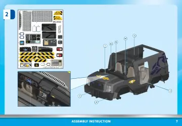Manual de instruções Playmobil 71144 - Forças Especiais - Veículo Todo o terreno (7)