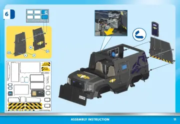 Manual de instruções Playmobil 71144 - Forças Especiais - Veículo Todo o terreno (11)