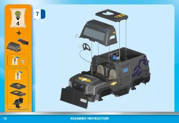 Manuales de instrucciones Playmobil 71144 - Fuerzas Especiales - Vehículo Todoterreno (12)
