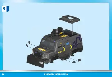 Building instructions Playmobil 71144 - Tactical Unit - All-Terrain Vehicle (14)