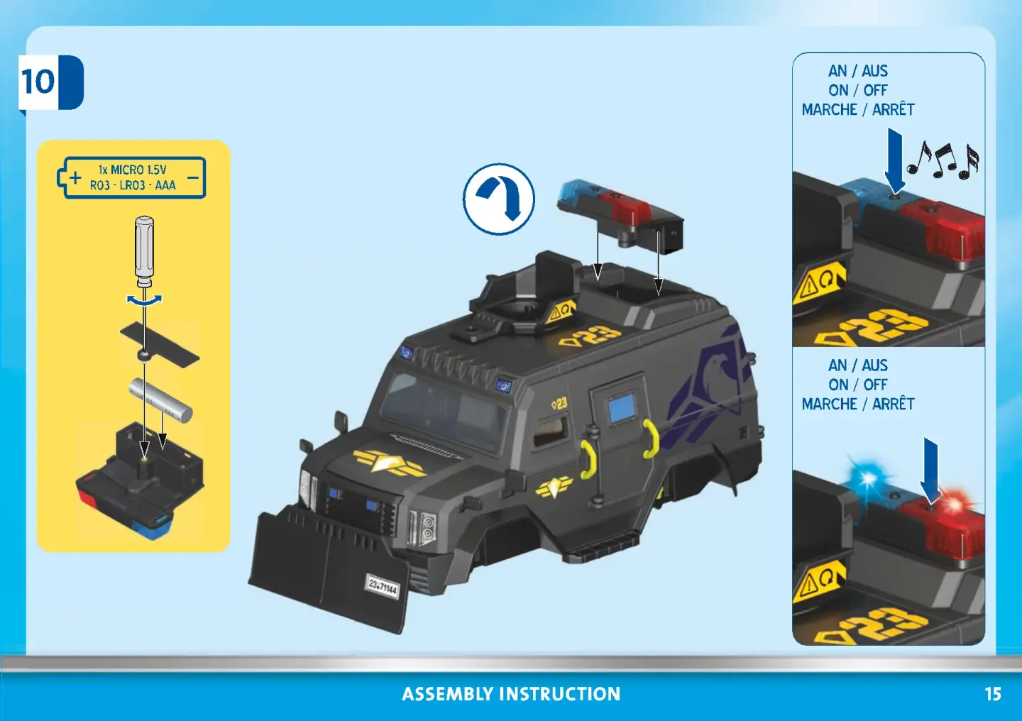 Abapri - Playmobil 71144 - Tactical Unit - All-Terrain Vehicle