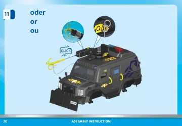 Manual de instruções Playmobil 71144 - Forças Especiais - Veículo Todo o terreno (20)