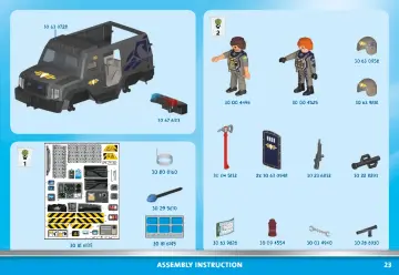 Manual de instruções Playmobil 71144 - Forças Especiais - Veículo Todo o terreno (23)