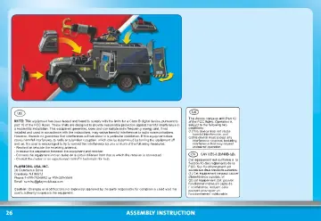 Bauanleitungen Playmobil 71144 - SWAT-Geländefahrzeug (26)