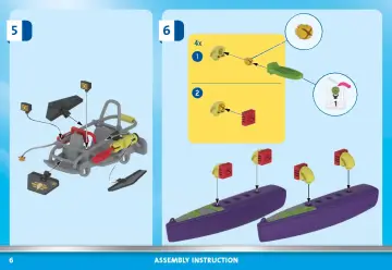 Building instructions Playmobil 71147 - Tactical Unit - Mulit-Terrain Quad (6)