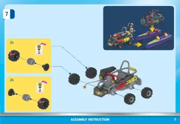 Building instructions Playmobil 71147 - Tactical Unit - Mulit-Terrain Quad (7)