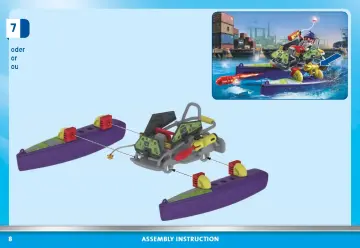 Bauanleitungen Playmobil 71147 - SWAT-Multi-Terrain-Quad (8)