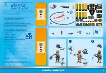 Manuales de instrucciones Playmobil 71149 - Fuerzas Especiales - Helicóptero Banana (3)