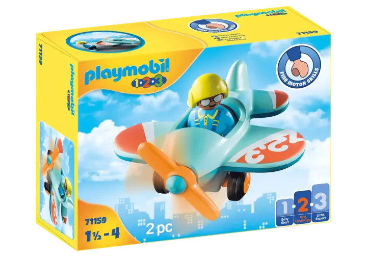 Playmobil 71159 - 1.2.3 Avião - BOX