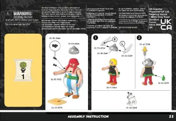 Összeszerelési útmutatók Playmobil 71160 - Asterix: Vaddisznó vadászat (11)