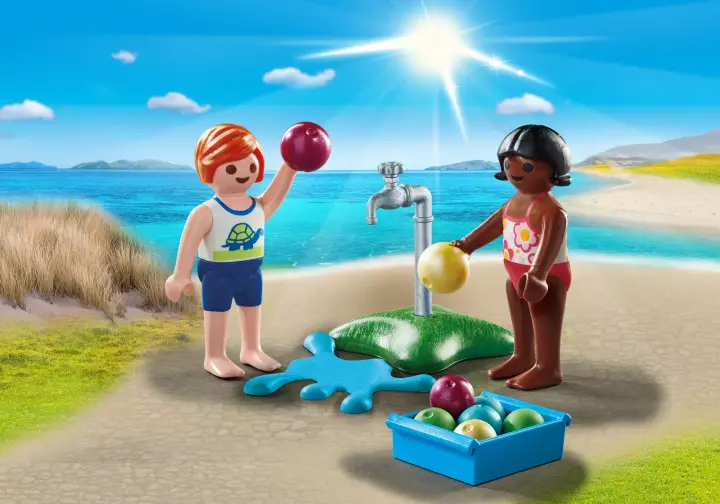 Playmobil 71166 - Enfants et ballons d'eau