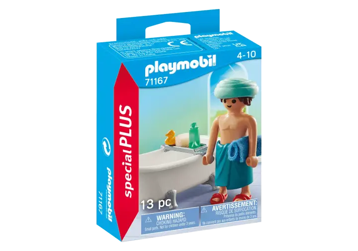 Playmobil 71167 - Man i badet - BOX