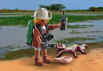 Playmobil 71168 - Researcher with young caiman