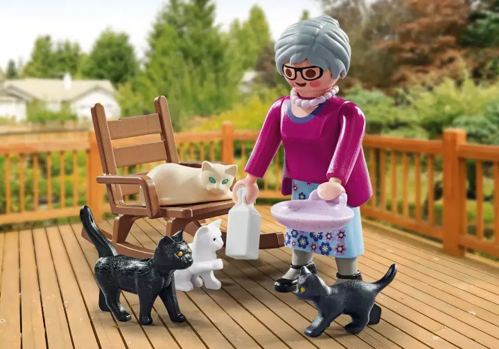 Playmobil 71172 - Oma met katten