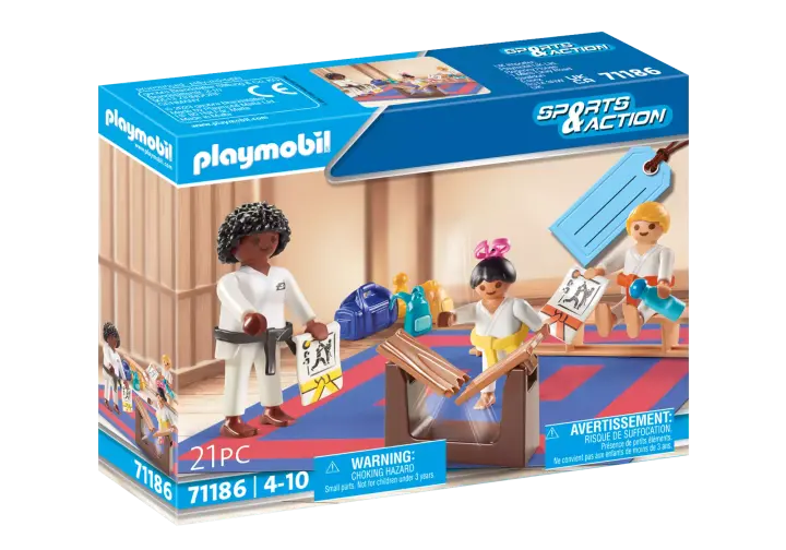 Playmobil 71186 - Set cadeau Entrainement de karaté - BOX