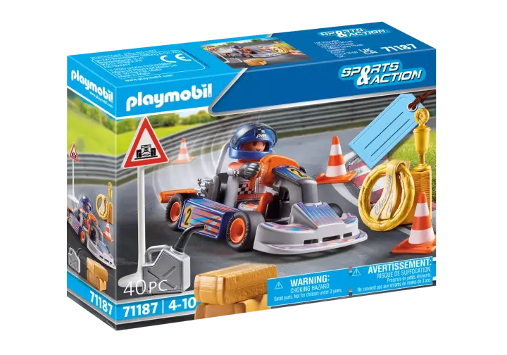 Playmobil 71187 - Go-Kart Racer Gift Set - BOX
