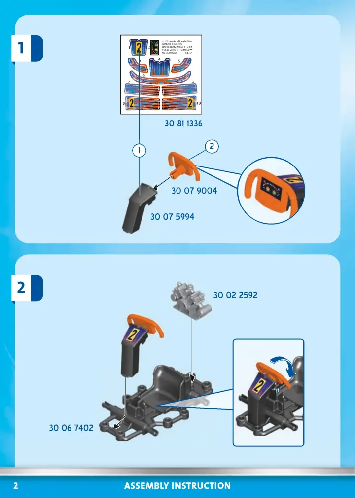 Οδηγίες συναρμολόγησης Playmobil 71187 - Gift Set Αγώνας Go-Kart (2)