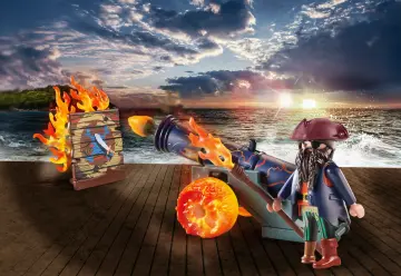 Playmobil 71189 - Pirate et canon de feu