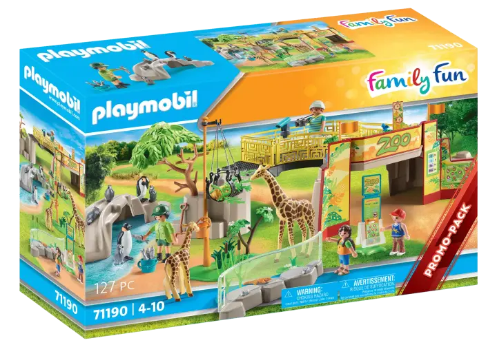 Playmobil 71190 - Przygoda w zoo - BOX