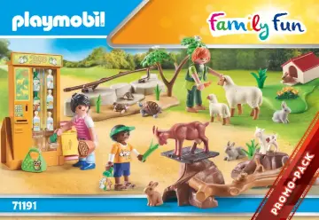 Οδηγίες συναρμολόγησης Playmobil 71191 - Ζωολογικός κήπος με ήμερα ζωάκια (1)