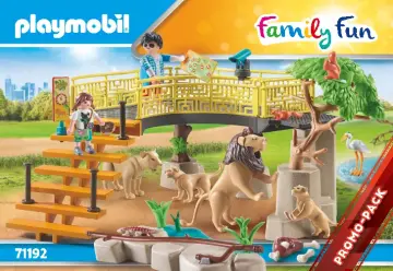 Building instructions Playmobil 71192 - Outdoor Lion Enclosure (1)