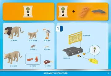 Building instructions Playmobil 71192 - Outdoor Lion Enclosure (5)