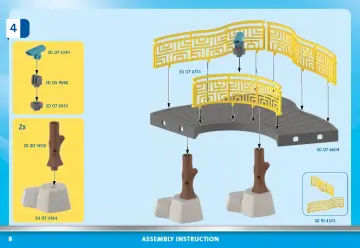 Manuales de instrucciones Playmobil 71192 - Leones con recinto exterior (8)