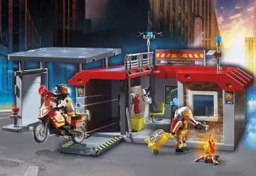 Playmobil 71193 - Take Along Fire Station