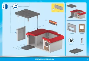 Building instructions Playmobil 71193 - Take Along Fire Station (5)