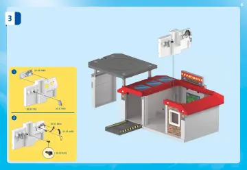Building instructions Playmobil 71193 - Take Along Fire Station (6)