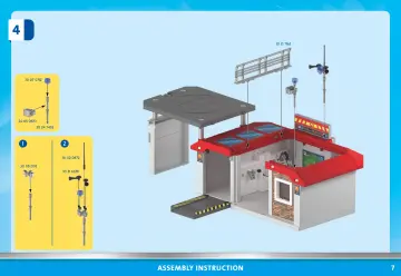 Building instructions Playmobil 71193 - Take Along Fire Station (7)