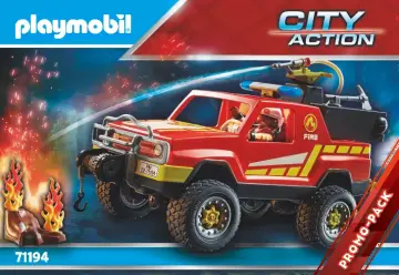 Manual de instruções Playmobil 71194 - Camião dos Bombeiros (1)
