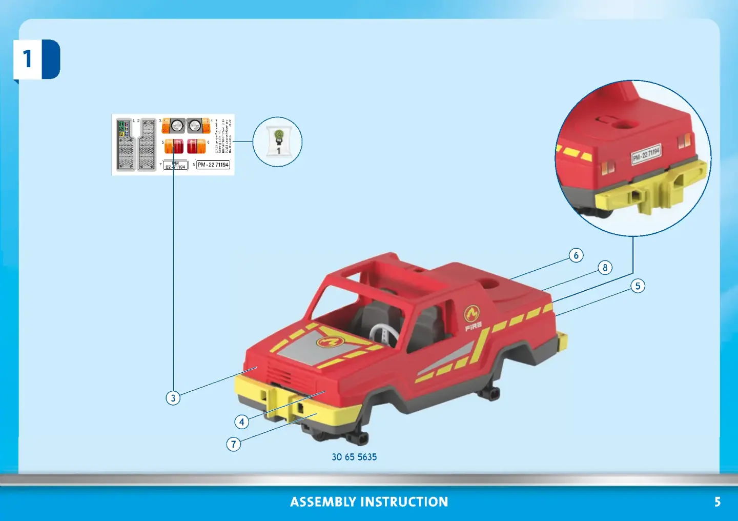 Abapri - Playmobil 71194 - Pick-up et pompier
