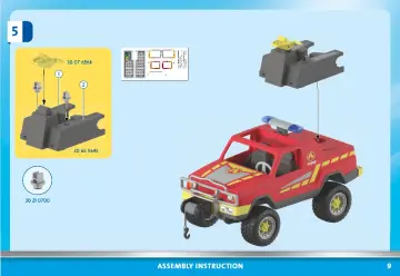 Building instructions Playmobil 71194 - Fire Rescue Truck (9)