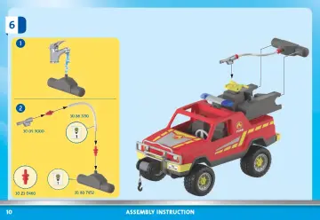 Manual de instruções Playmobil 71194 - Camião dos Bombeiros (10)
