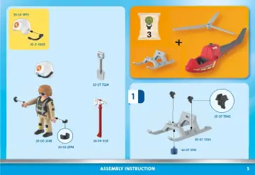 Building instructions Playmobil 71195 - Fire Rescue Helicopter (5)