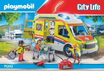 Összeszerelési útmutatók Playmobil 71202 - Mentőautó hang- és fényeffekttel (1)