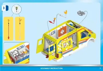 Manual de instruções Playmobil 71202 - Ambulância com luz e som (7)