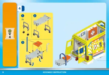 Manuales de instrucciones Playmobil 71202 - Ambulancia con luz y sonido (8)