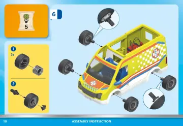 Manuales de instrucciones Playmobil 71202 - Ambulancia con luz y sonido (10)