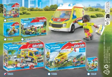 Bauanleitungen Playmobil 71202 - Rettungswagen mit Licht und Sound (20)