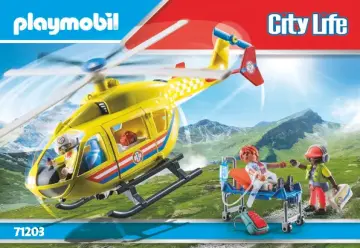 Notices de montage Playmobil 71203 - Hélicoptère de secours (1)