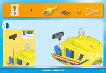 Building instructions Playmobil 71203 - Medical Helicopter (5)