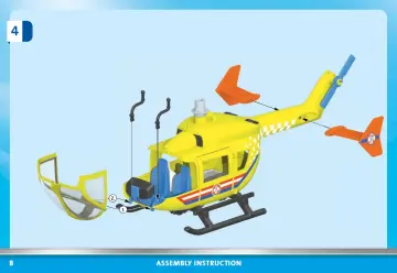 Building instructions Playmobil 71203 - Medical Helicopter (8)