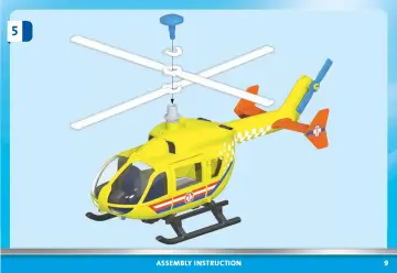 Manual de instruções Playmobil 71203 - Helicóptero de Resgate (9)