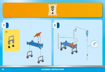 Manual de instruções Playmobil 71203 - Helicóptero de Resgate (10)