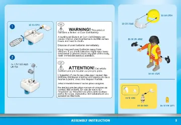 Manual de instruções Playmobil 71205 - Mota de Emergências com luz intermitente (3)