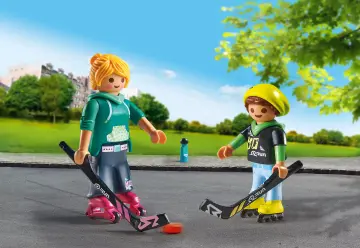 Playmobil 71209 - Joueurs de roller hockey