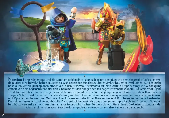 Building instructions Playmobil 71210 - Novelmore vs. Burnham Raiders - Battle Arena (2)