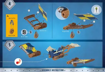 Notices de montage Playmobil 71211 - Planeur de Dario (9)